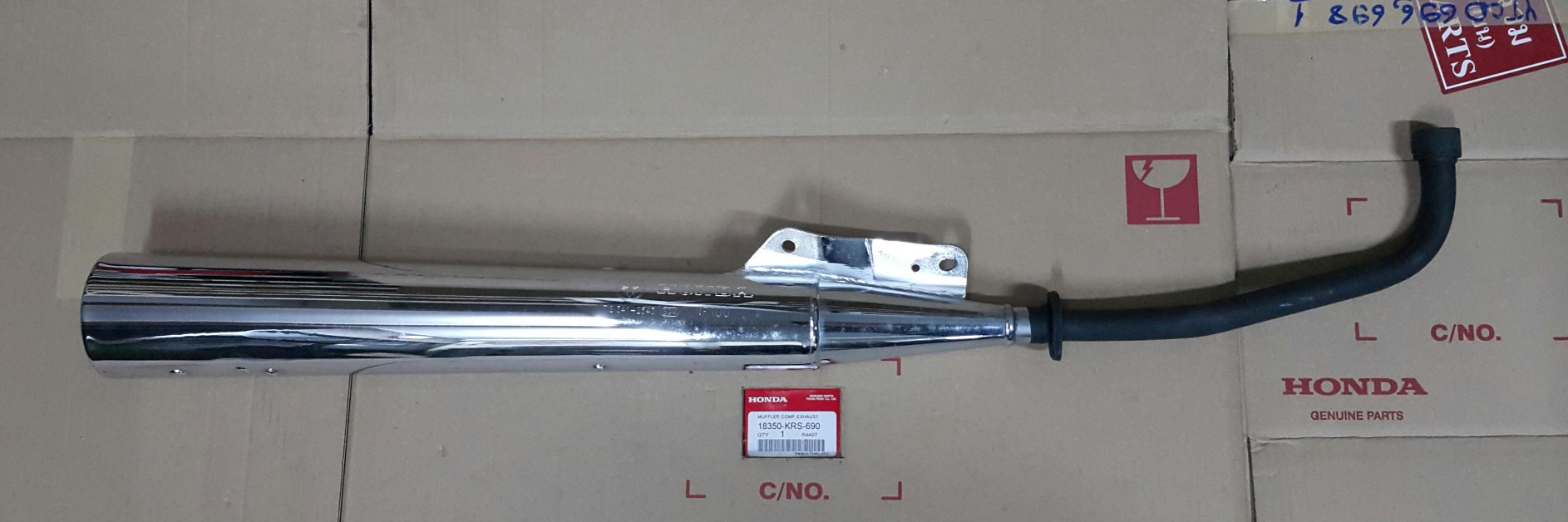 ท่อไอเสีย เวฟ100T