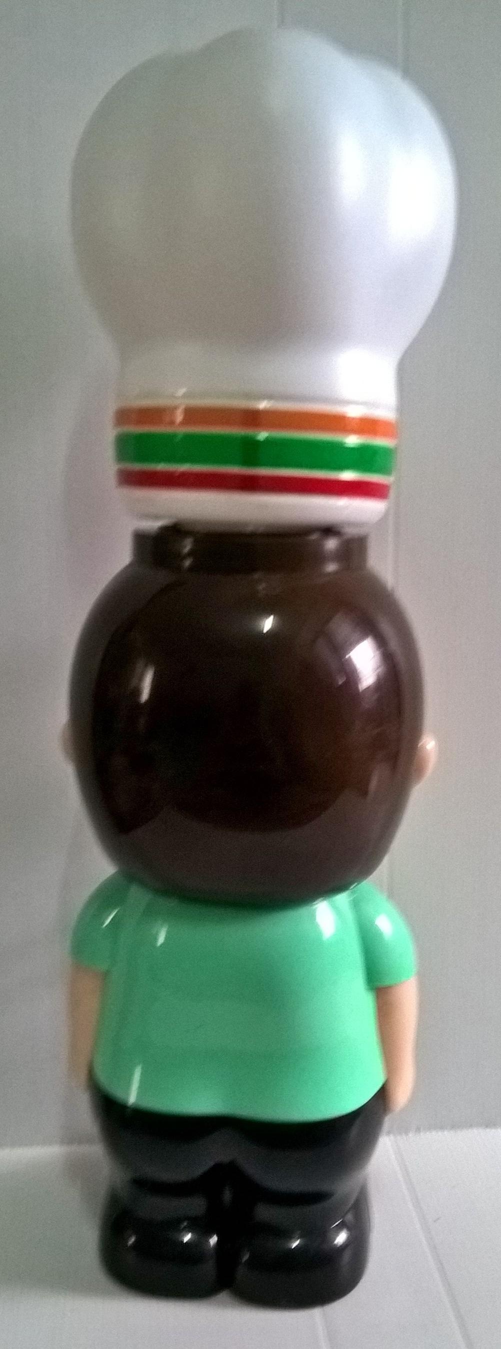 ของสะสมน่ารัก ตู้กดน้ำรูปตุ๊กตา7-11 ใส่น้ำบริเวณหมวกสีขาว กรุณาเลือกแบบ