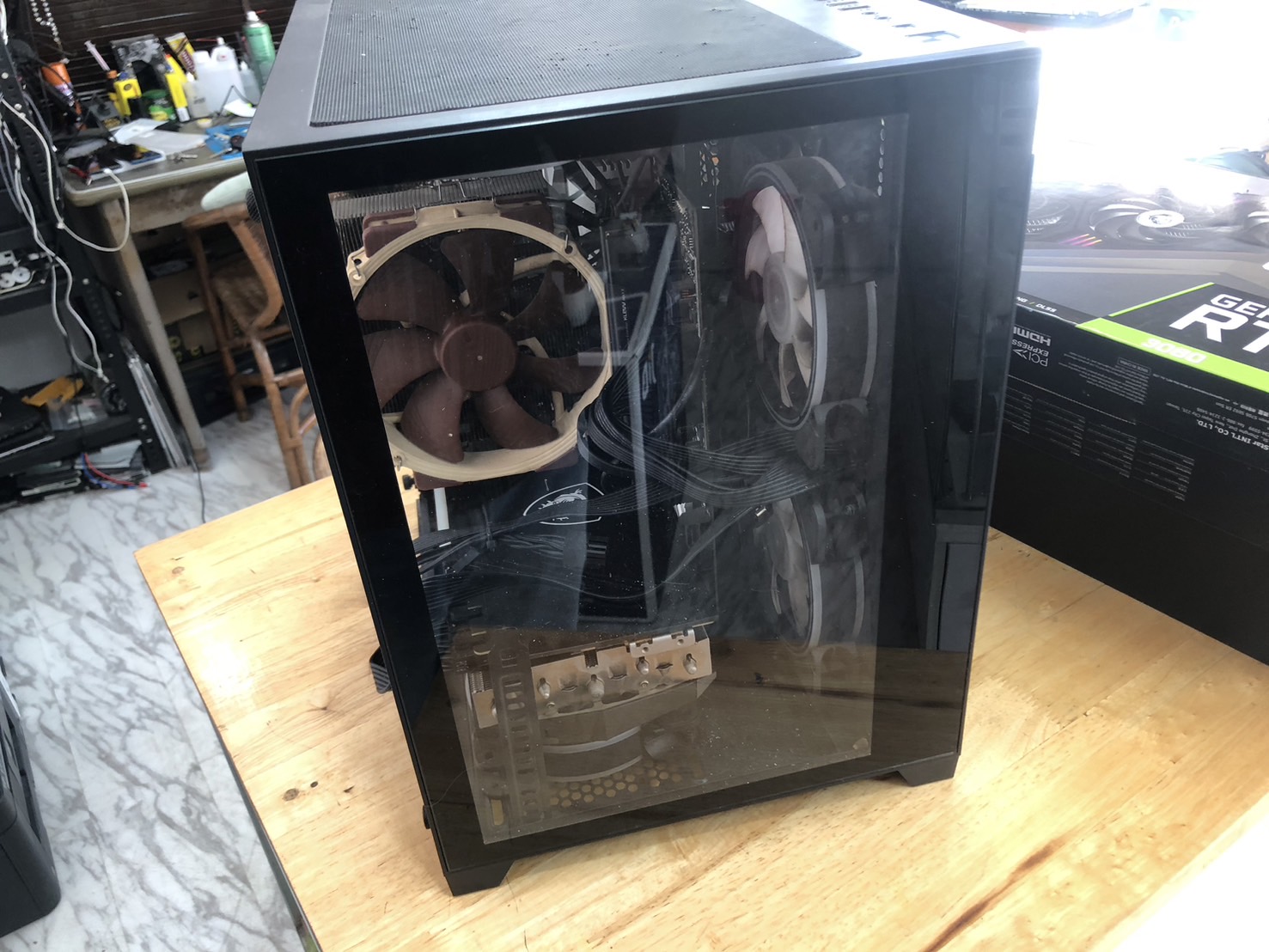 PC ประกอบ Ryzen7 5800x Ran 32GB SSD 500GB RTX 3080 10GB ไม่มีฝาข้าง