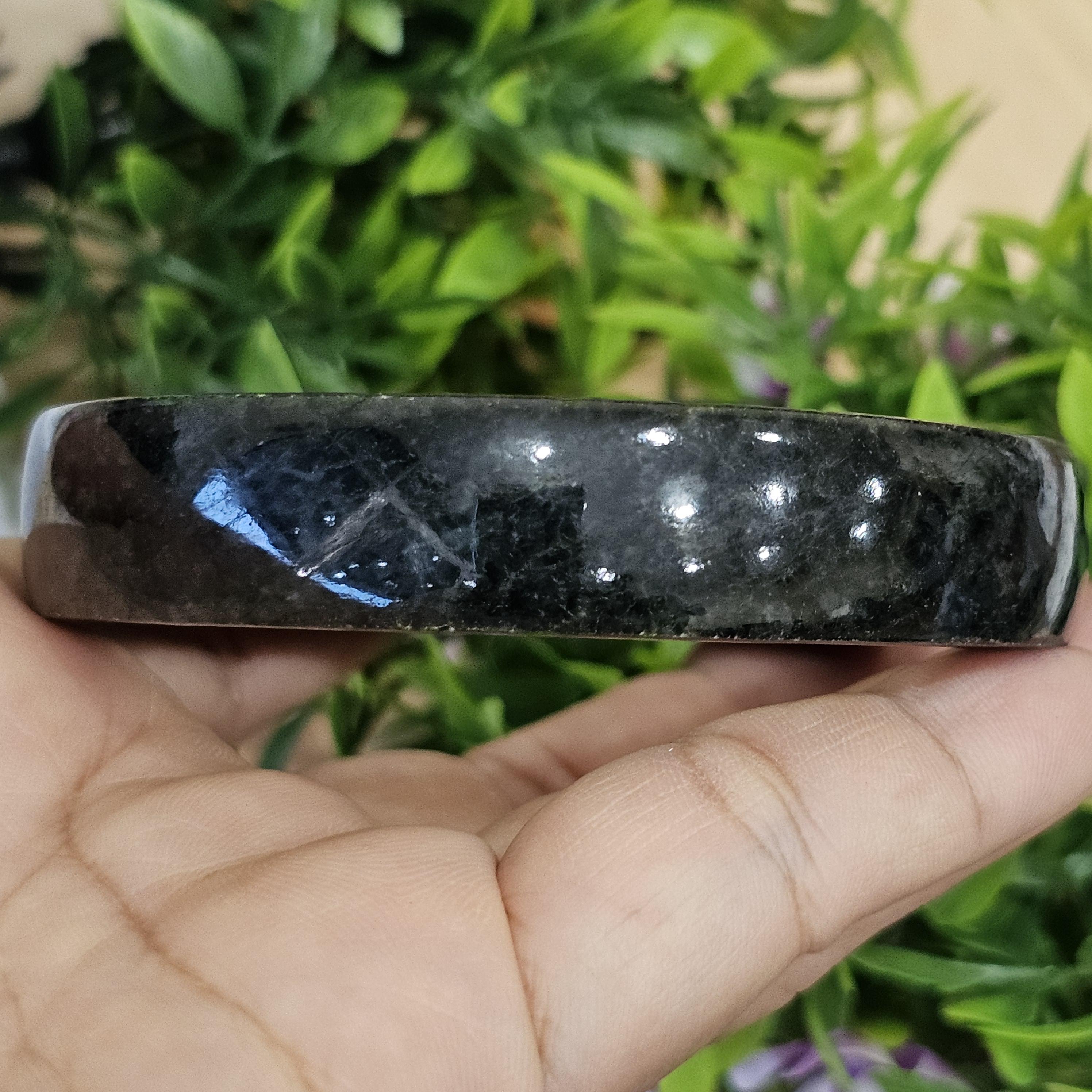 หยก พม่า แท้ Jade กำไลหยก (Jadeite bracelet) พม่า (Myanmar) 58.2 มม.