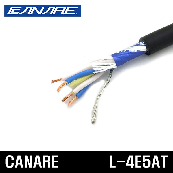 Canare L-4E5AT สายสัญญาณเสียง 4 คอร์ สายถักขนาด 22 AWG Star Quad cable (100เมตร)