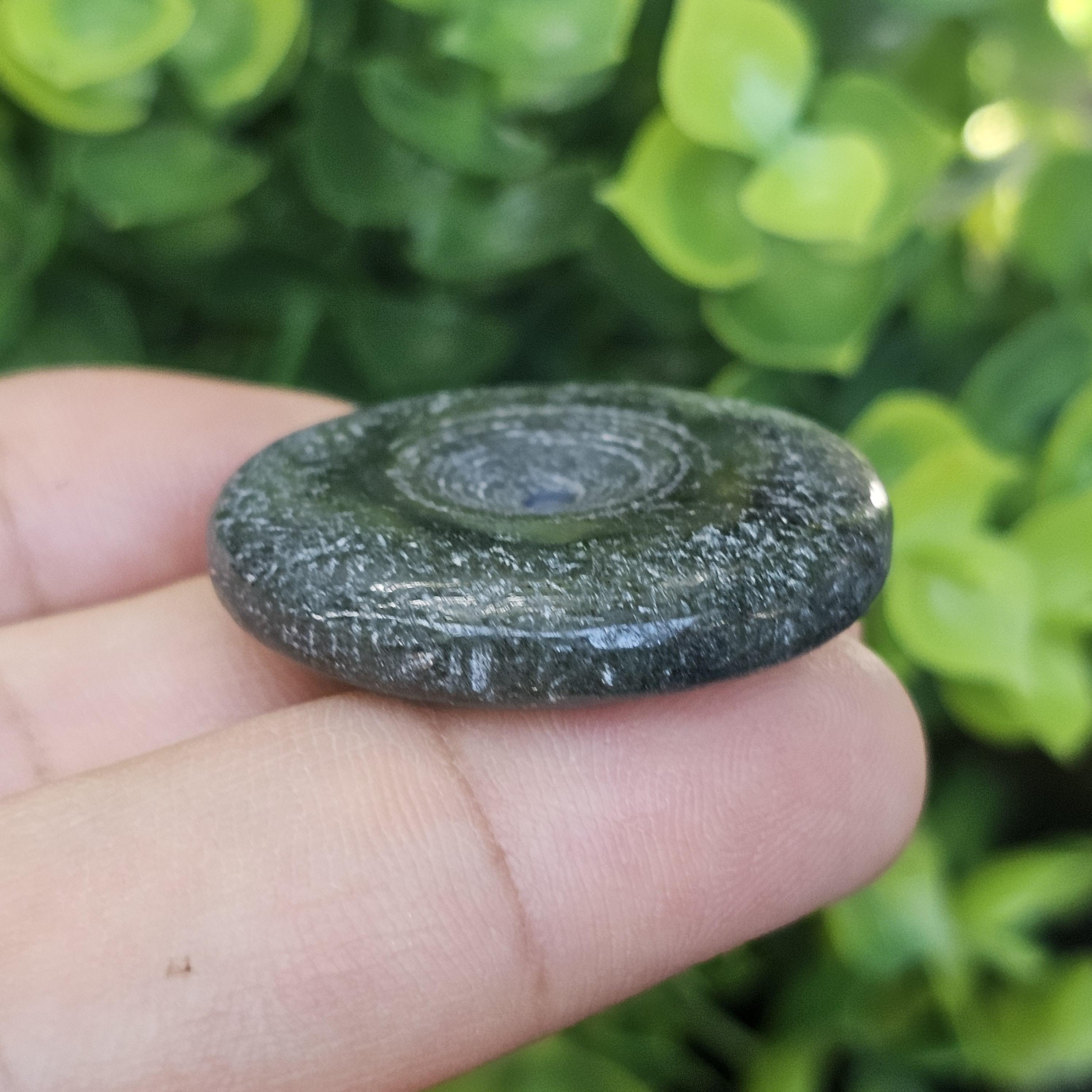หยก พม่า แท้ Jade จี้โดนัทหยก (Bi-dise jadeite) พม่า (Myanmar) 62.44 กะรัต (Cts.)