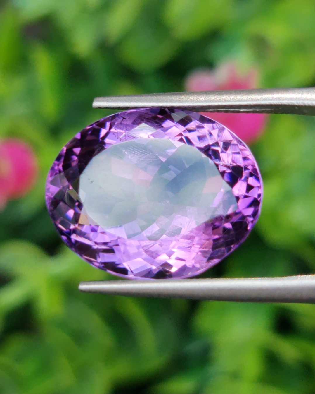 พลอย อเมทิส Amethyst 14.43 กะรัต (Cts.) พลอยแท้ อัญมณีมงคลประจําวันเกิด เครื่องประดับพลอย