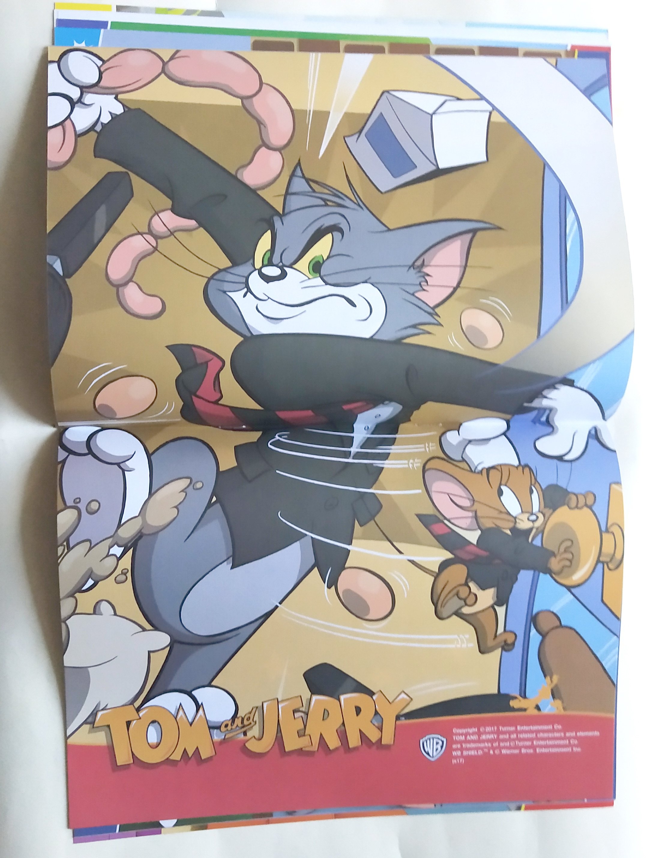 หนังสือการ์ตูนเก่า แถม โปสเตอร์ที่หน้ากลาง Tom and Jerry เล่ม 31 ฉบับ มกราคม ถึง กุมภาพันธ์ 2560 สนุกสนานและเรียนรู้ 2 ภาษาไทย-อังกฤษ