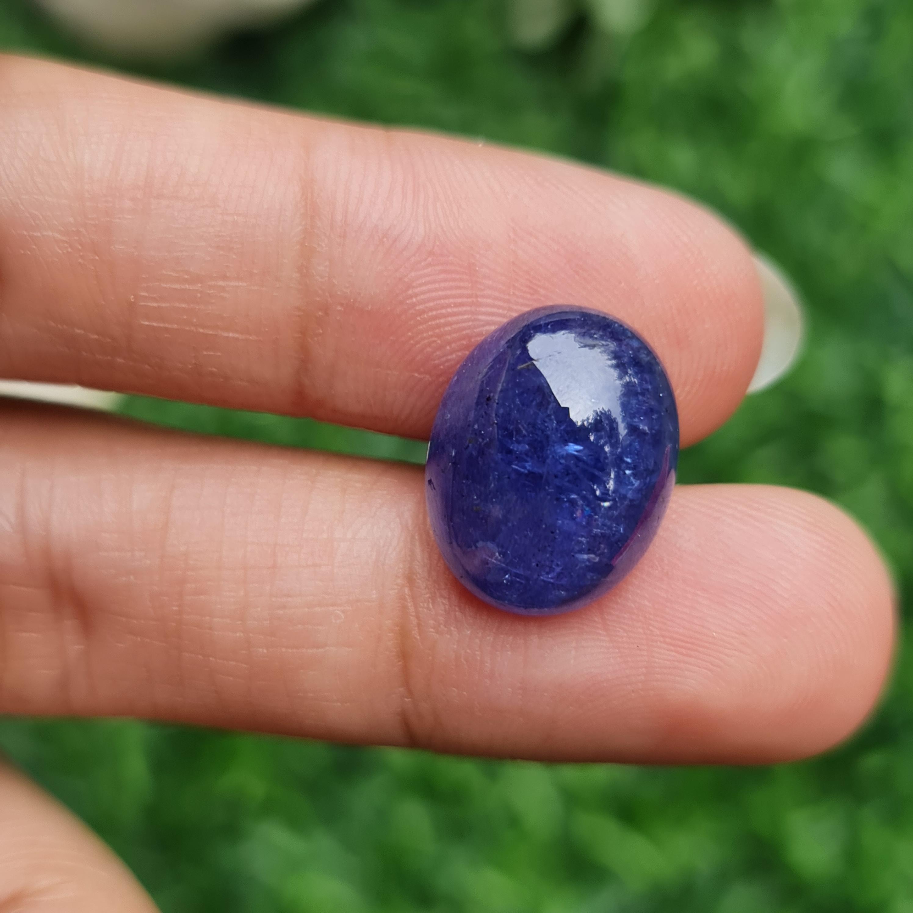 พลอย แทนซาไนท์ Tanzanite 13.44 กะรัต (Cts.) พลอยแท้ อัญมณีมงคลประจําวันเกิด เครื่องประดับพลอย