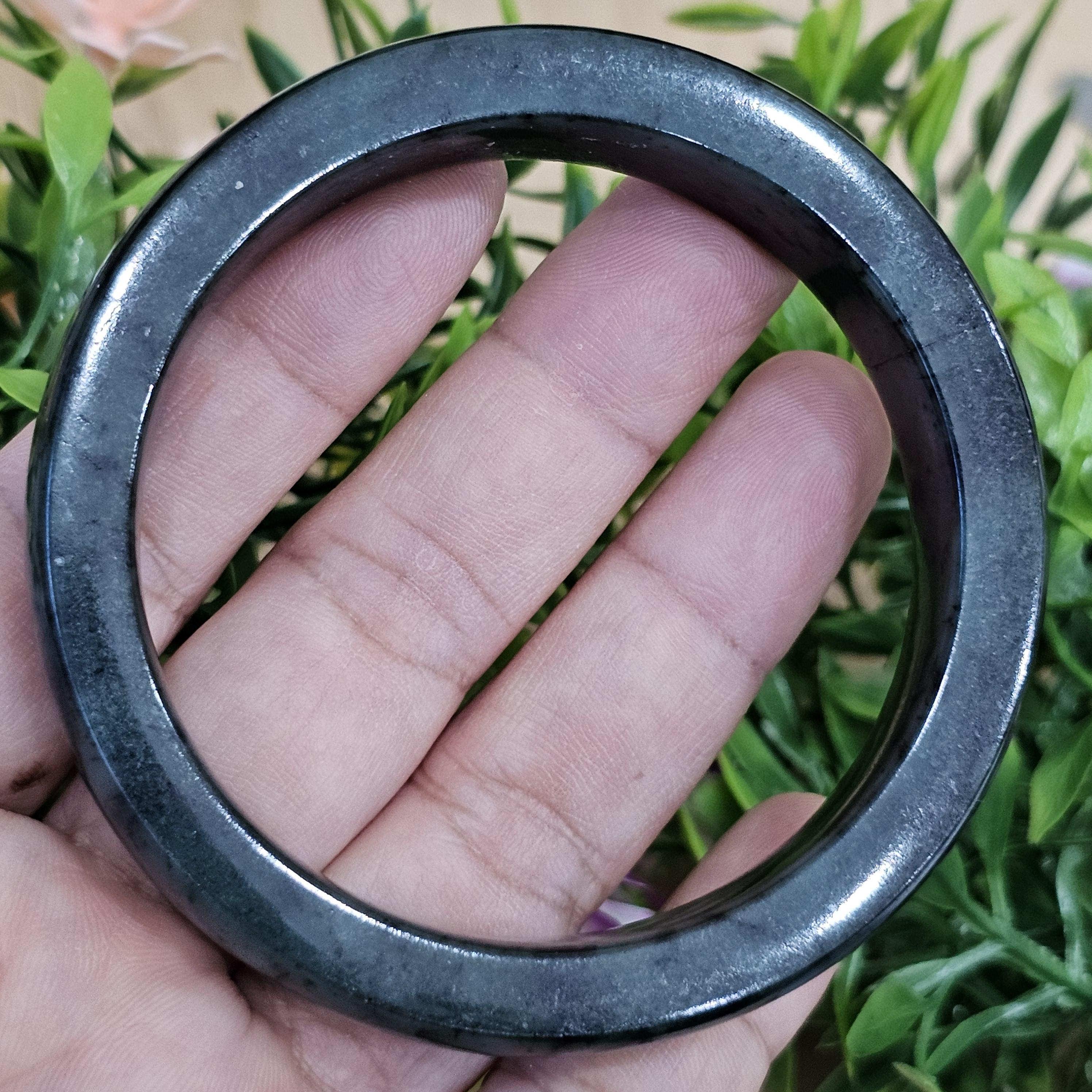 หยก พม่า แท้ Jade กำไลหยก (Jadeite bracelet) พม่า (Myanmar) 58.5 มม.