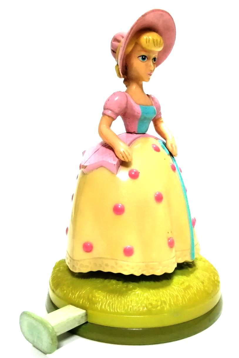 ของเล่น ของสะสม **กลไกบางส่วนไม่สมบูรณ์เก่าเก็บตามเวลา โบพี้ฟ Bo Peep แคแรคเตอร์ตััวสำคัญ จากเรื่อง TOY STORY ทอยส์ สตอรี่ ตัวนี้เป็น พรีเมี่ยมจาก แมคโดนัลด์ สูงราว 14 ซม.
