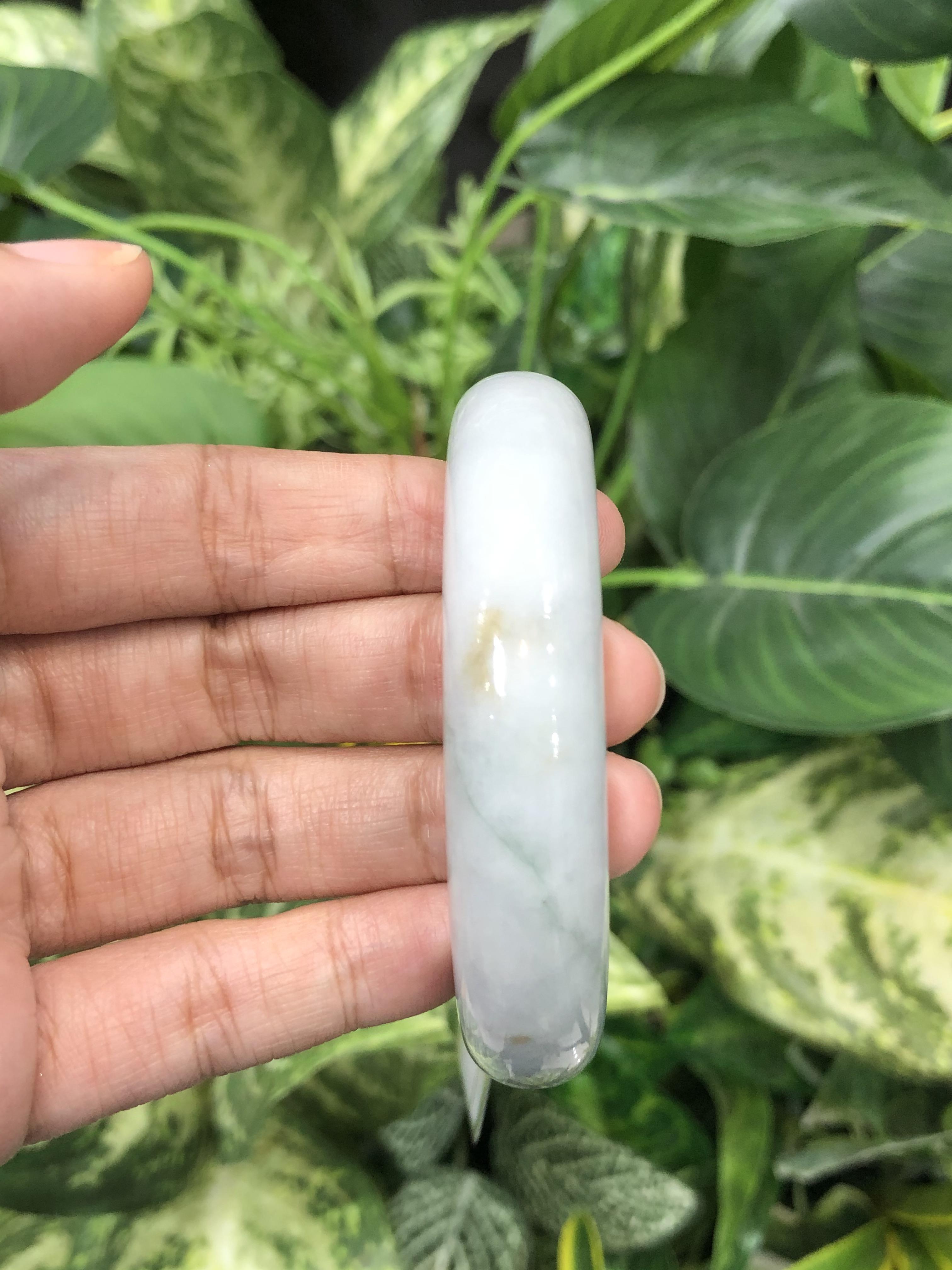 ๋J05C0039 หยก พม่า แท้ Jade กำไลหยก 54 มม. (Jade bracelet) พม่า (Myanmar)