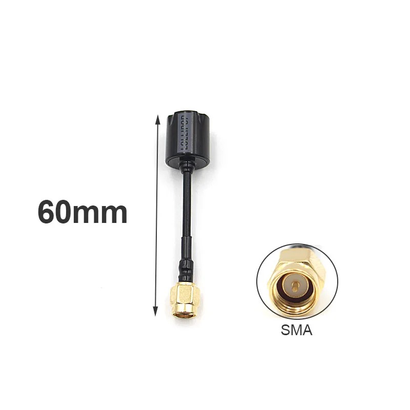 สายอากาศ FPV 5.8GHz 2.8dBi SMA ตัวผู้เกลียวใน น้ำหนักเบา เหมาะใช้กับกับ VTX ตัวส่งภาพ เพิ่มอัตราขยายสัญญาณให้ไกลขึ้น