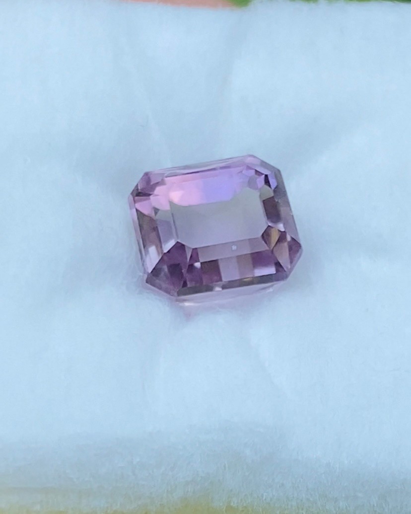 พลอย อเมทริน Natural Ametrine 3.97 กะรัต (Cts.) พลอยแท้ อัญมณีมงคลประจําวันเกิด เครื่องประดับพลอย