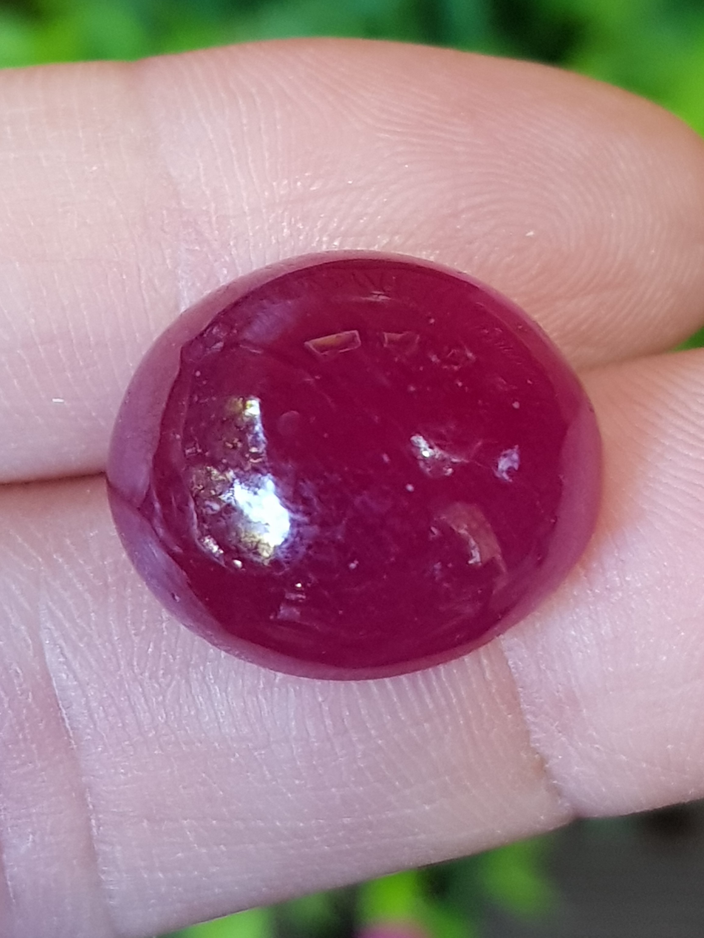 พลอย ทับทิม (Ruby Sapphire) 31.00 กะรัต (Cts.) พลอยแท้ อัญมณีมงคลประจําวันเกิด เครื่องประดับพลอย
