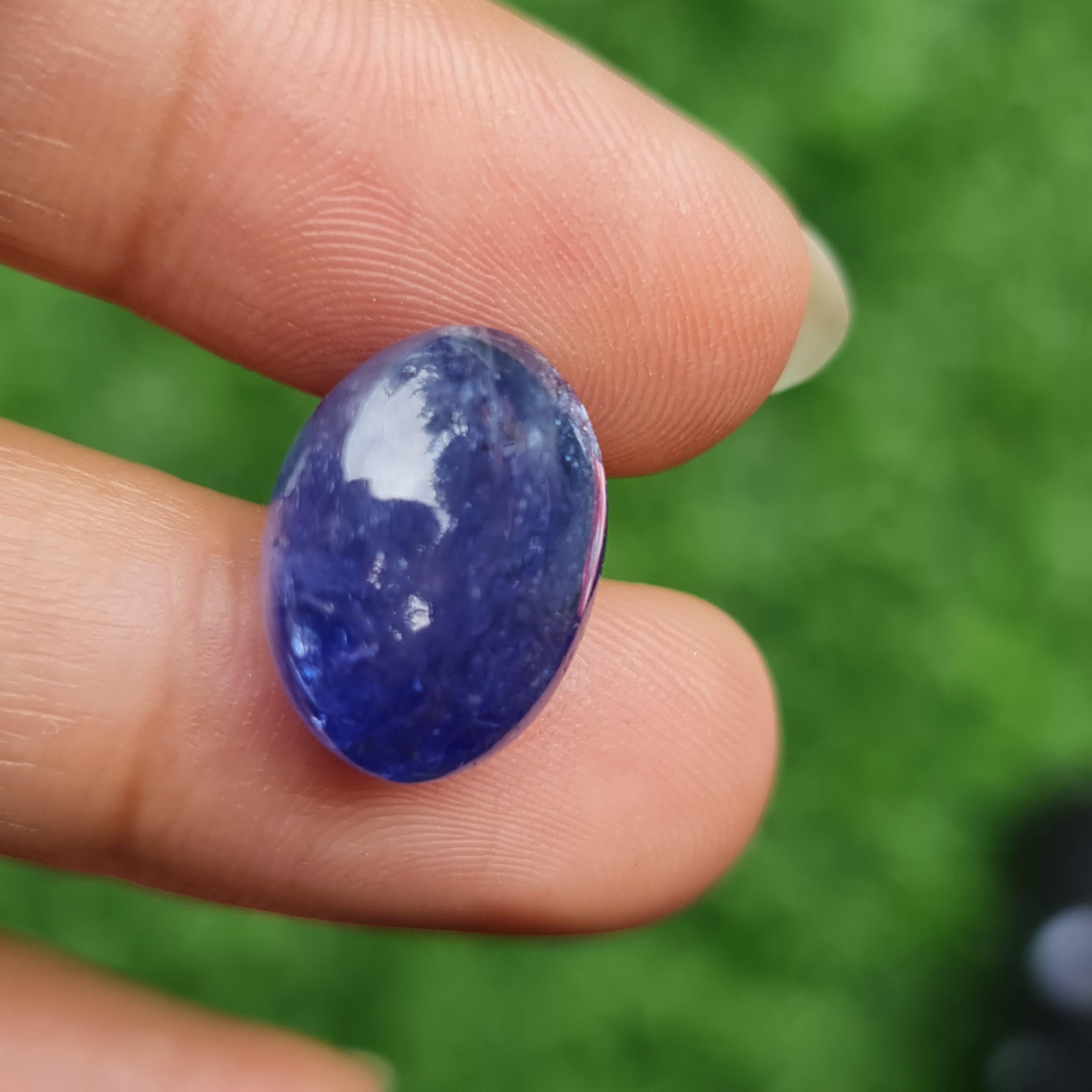 พลอย แทนซาไนท์ Tanzanite 15.79 กะรัต (Cts.) พลอยแท้ อัญมณีมงคลประจําวันเกิด เครื่องประดับพลอย