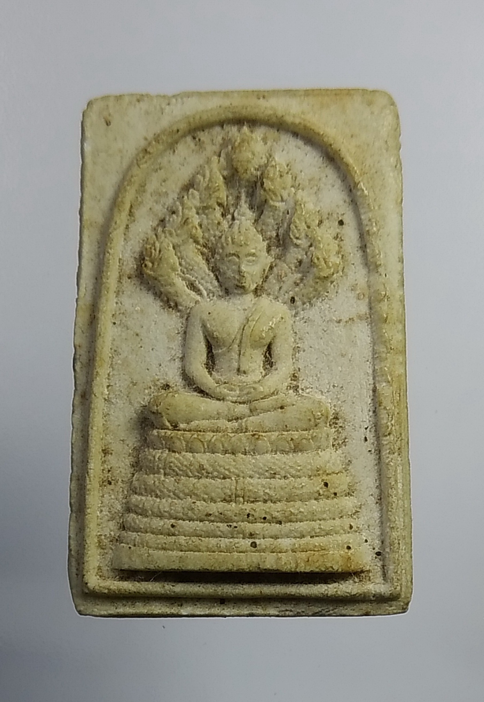 ผ1018 พระผงนาคปรก ครูบาเทือง วัดบ้านเด่น จ.เชียงใหม่