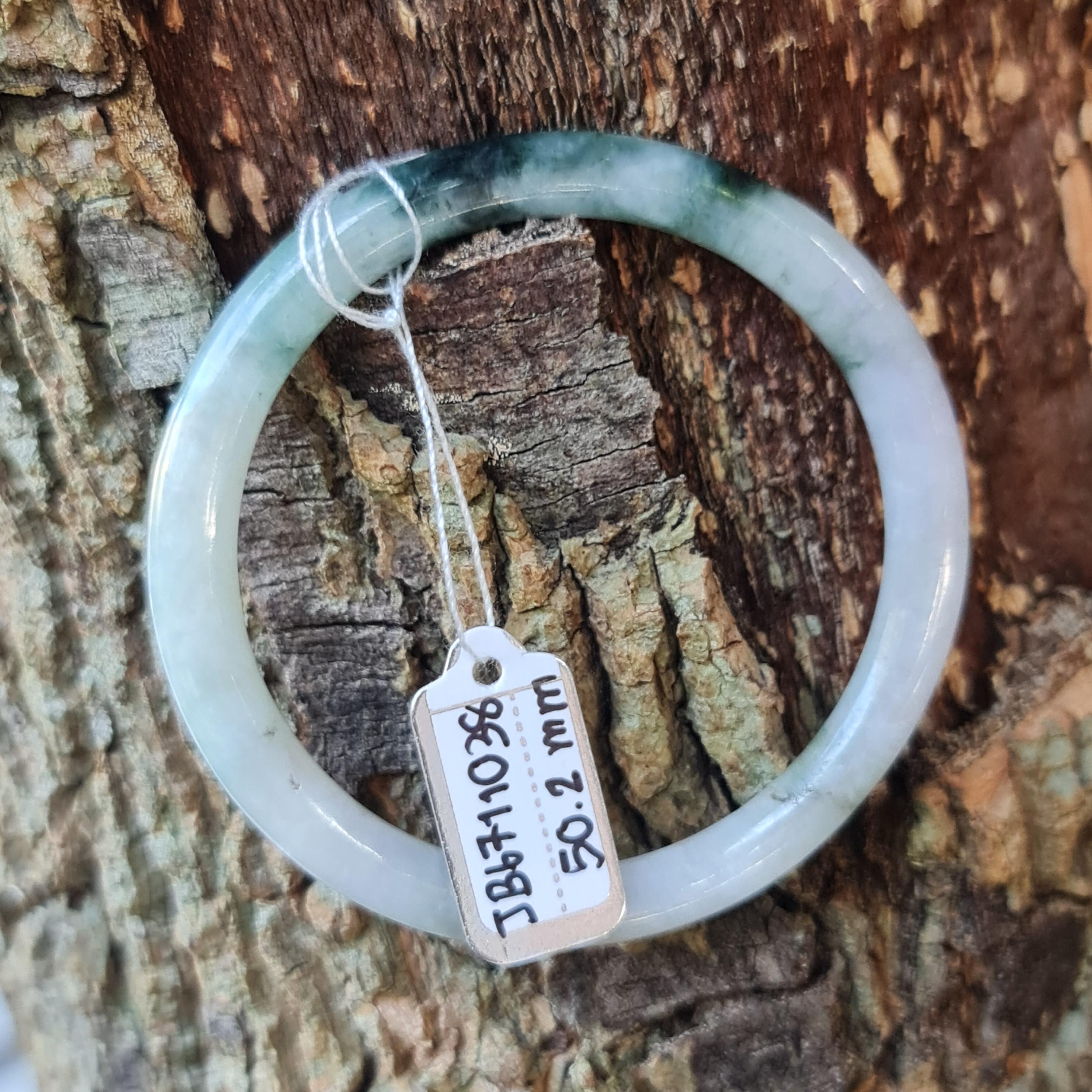 JB6711038 หยก พม่า แท้ Jade กำไลหยก (Jadeite bracelet) พม่า (Myanmar) 50.2 มม.