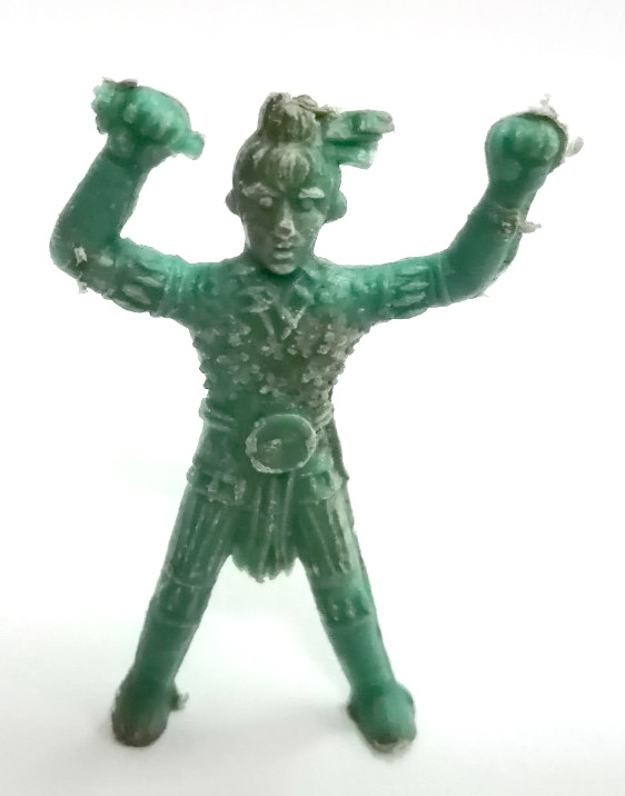 ตุ๊กตาแอ๊นท์ 2นิ้ว แถมขนมถุงถั่ว โกมินทร์ ตุ๊กตุ่นแอนท์งานเก่า ราวปี 2515 (โกมินทร์ รุ่น สยม สังวริบุตร) สภาพเดิมๆ เก่าๆ **ดาบเก่า หักหายตามภาพ