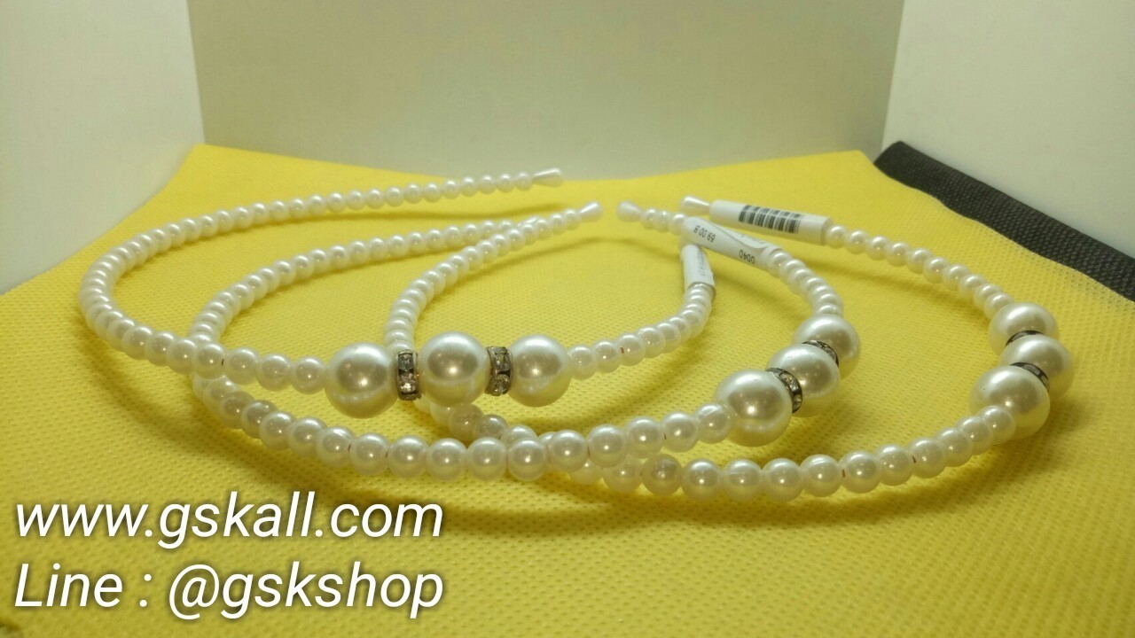 ไม้คาดผมไข่มุก GSK SHOP กิ๊ฟช้อบถูกใจ สนใจกดสั่งซื้อเลย