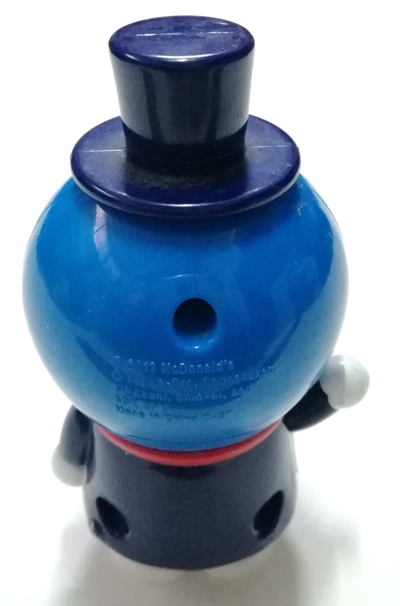 ของสะสมโดเรม่อน โดราเอม่อนใส่เสื้อญี่ปุ่นสีน้ำเงินพร้อมหมวก