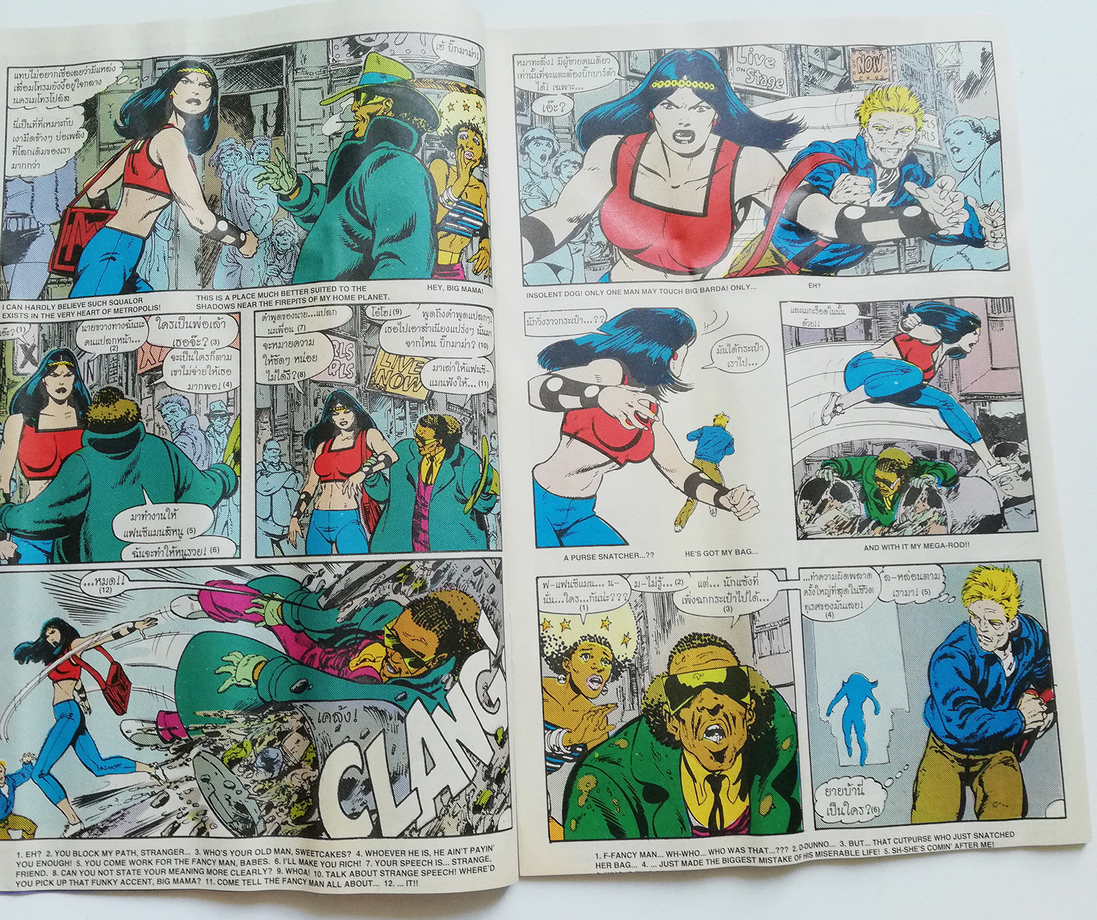 หนังสือการ์ตูน ***มีรอยยับ ตามภาพ DC comics การ์ตูนภาษาไทย-อังกฤษ ซุปเปอร์แมน SUPERMAN , ฉบับที่ 55 ตอน ซุเปอร์แมนกับ บิ๊กบาร์ด้า**หนังสือมีความยับ ตามภาพ