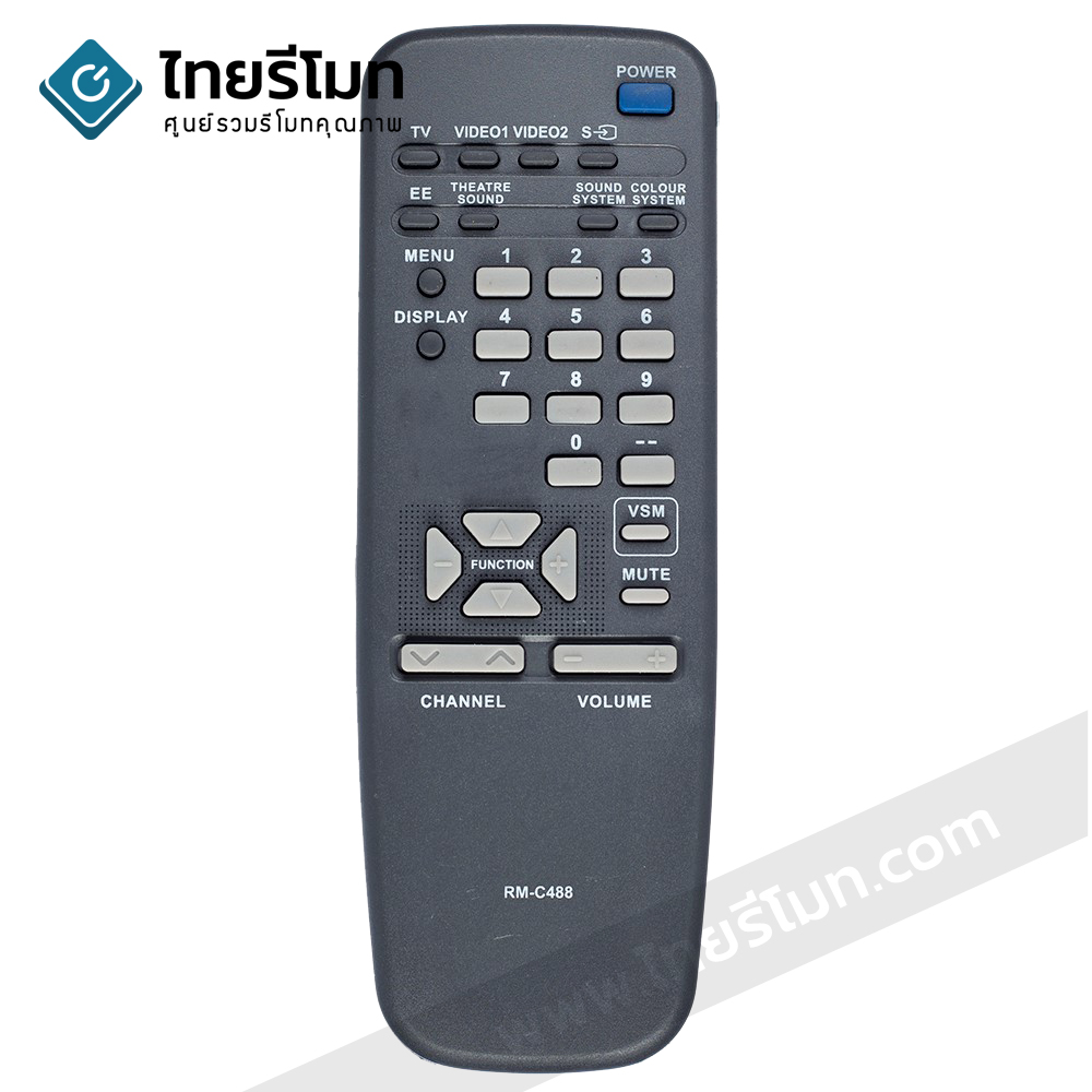 รีโมททีวี เจวีซี JVC รุ่นC488