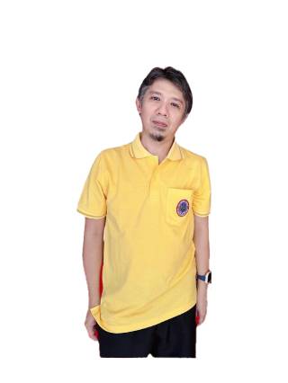 เสื้อโปโลสีเหลือง โลโก้สภาฯ - ชาย