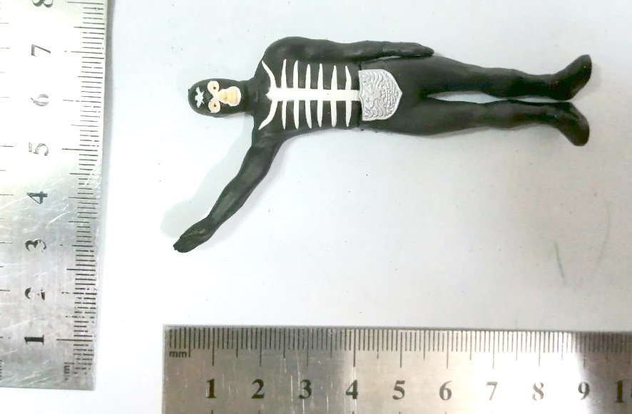 กาชาปอง กีกี้ทหารองค์การช้อคเกอร์ จาก คาเมนไรเดอร์คนแรก สูง 10 ซม. เก่าเก็บสภาพดี