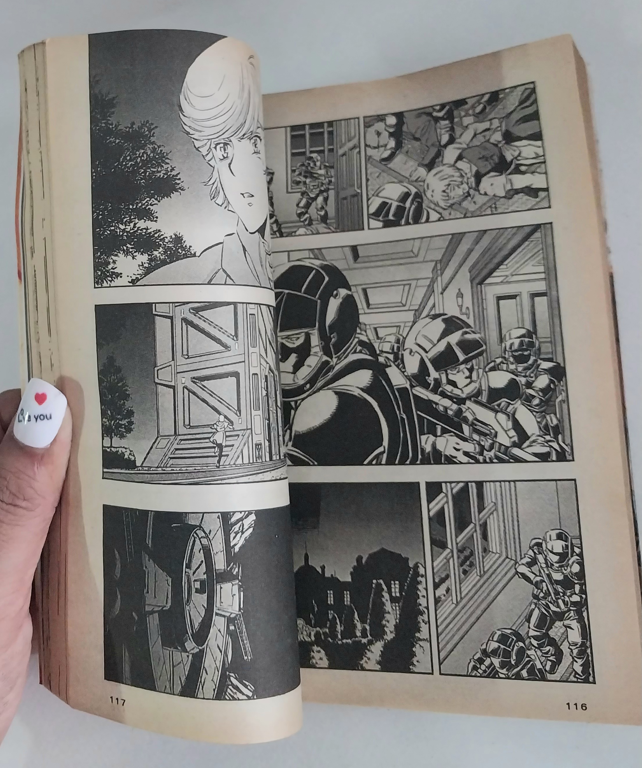 มือ2 มีตำหนิ โปรดตรวจสอบทุกภาพ,หนังสือการ์ตูนกันดั้ม Mobile Suit Gundam หุ่นรบอวกาศกันดั้ม UC เล่ม 1/2 (ราคาต่อเล่ม)