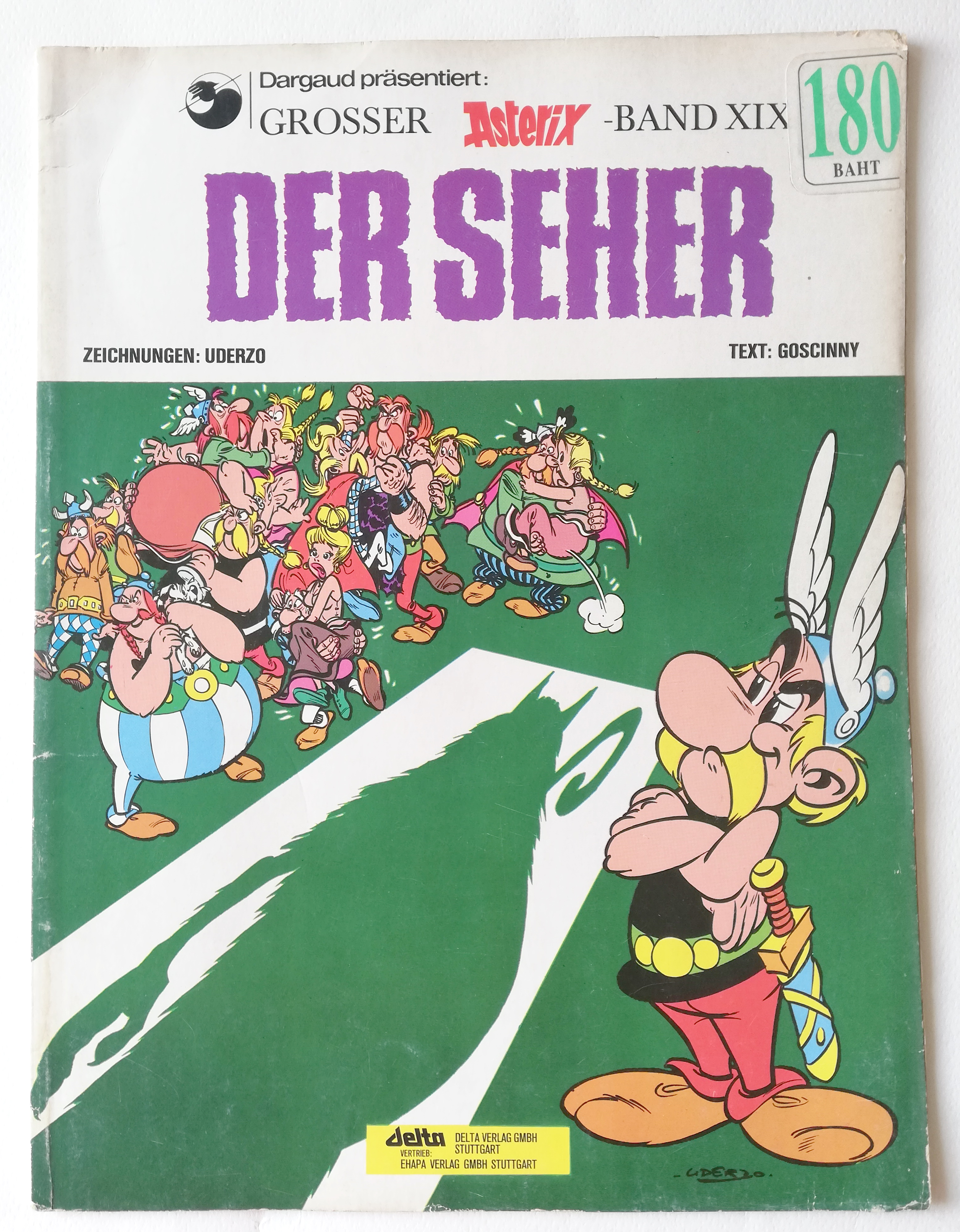 หนังสือการ์ตูนภาษาเยอรมัน Dargaud prasentiert: GROSSER ASTERIX-BAND XIV Asterx in SPANiIEN TEXT: GOSCINNY ZEICHNUNG GALLIEN WVdST UDERZO DELTA VERLAG GMBH delta CLAPA VERLAG CMBH STUTTEART STUTTGART
