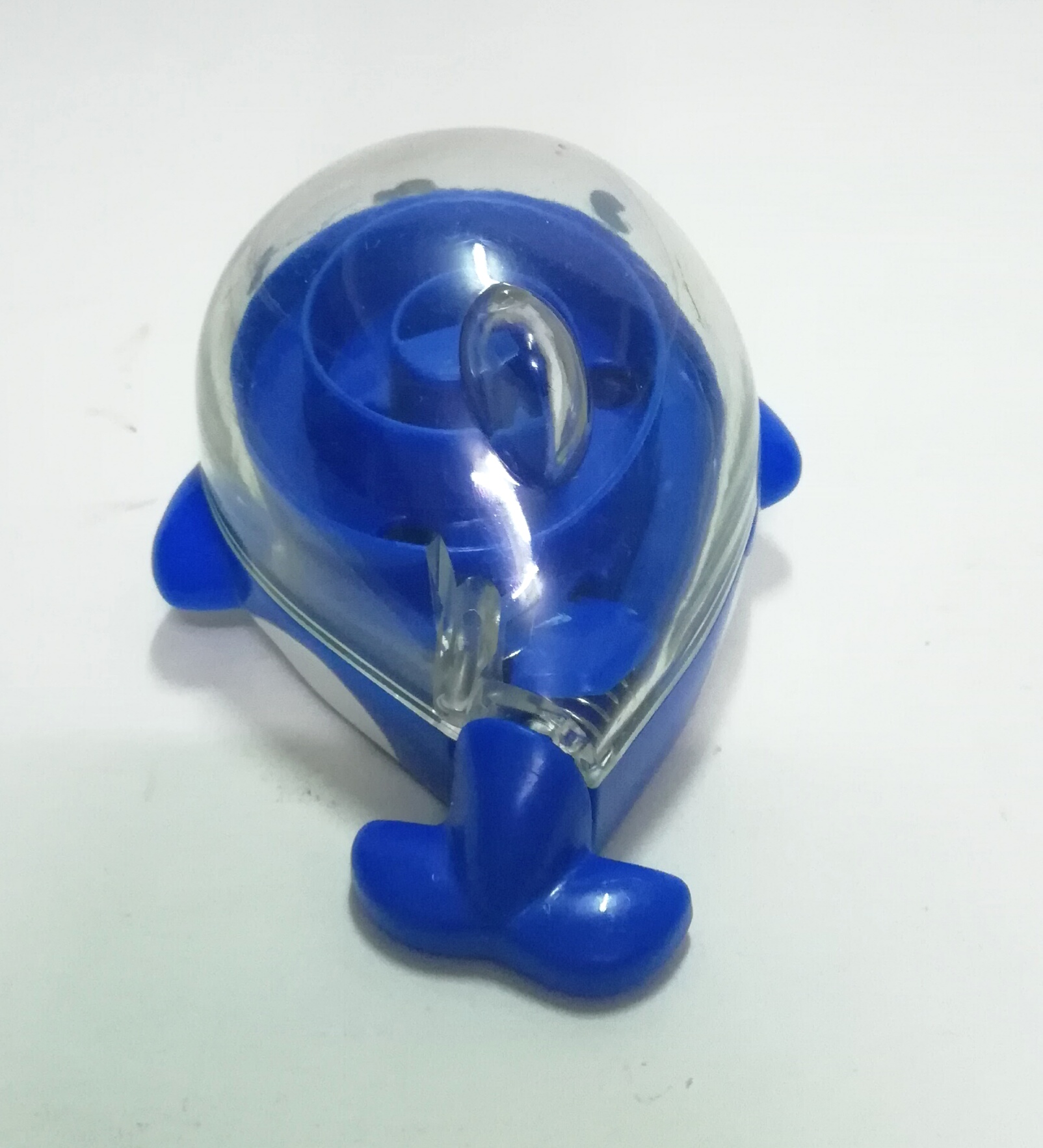 ของสะสมเกมส์ดีดลูกเหล็ก รูปปลาวาฬสีน้ำเงิน