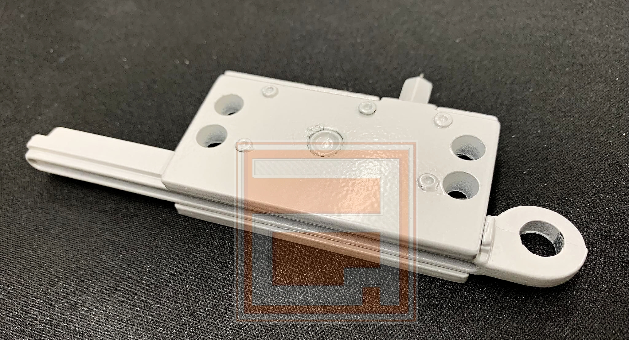 มือหมุนบานเกล็ด บาร์โก้ บรอนซ์เทา