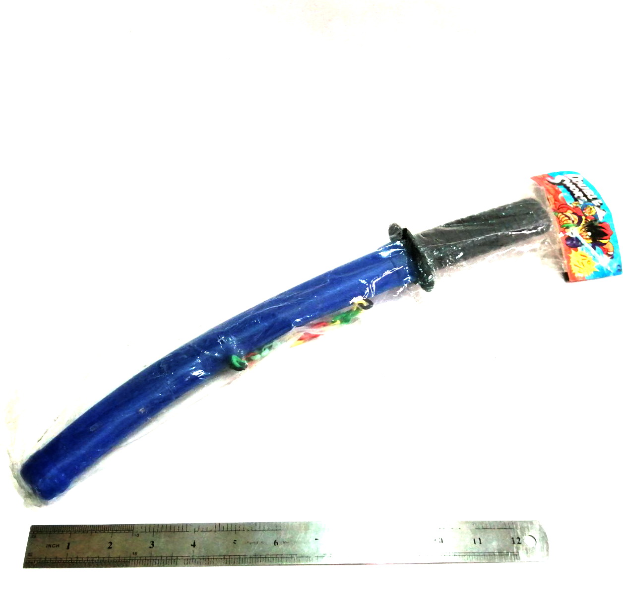 ของเด็กเล่น/ของสะสม ของเล่นจากละคร ดาบของปลอมทำจากพลาสติกของเล่นจากละครเรื่อง ขุนปราบดาบข้ามภพ ปลอกสีน้ำเงินเหมาะใช้สะสม วางโชว์