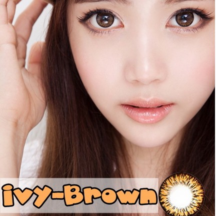 Pitchy lens สีน้ำตาล