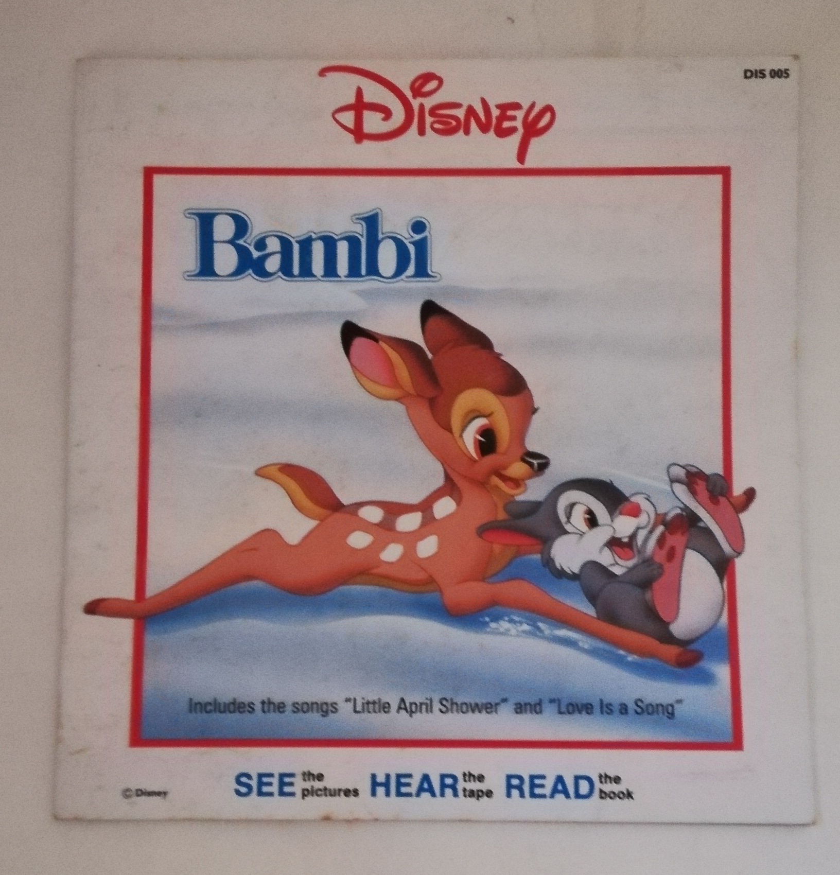 หนังสือนิทานภาษาอังกฤษจาก Disney แบมบี้ Bambi เล่มเล็ก ขนาด ประมาณ 7*7นิ้ว (เฉพาะหนังสือ ไม่มีเทปคลาสเซ็ท)
