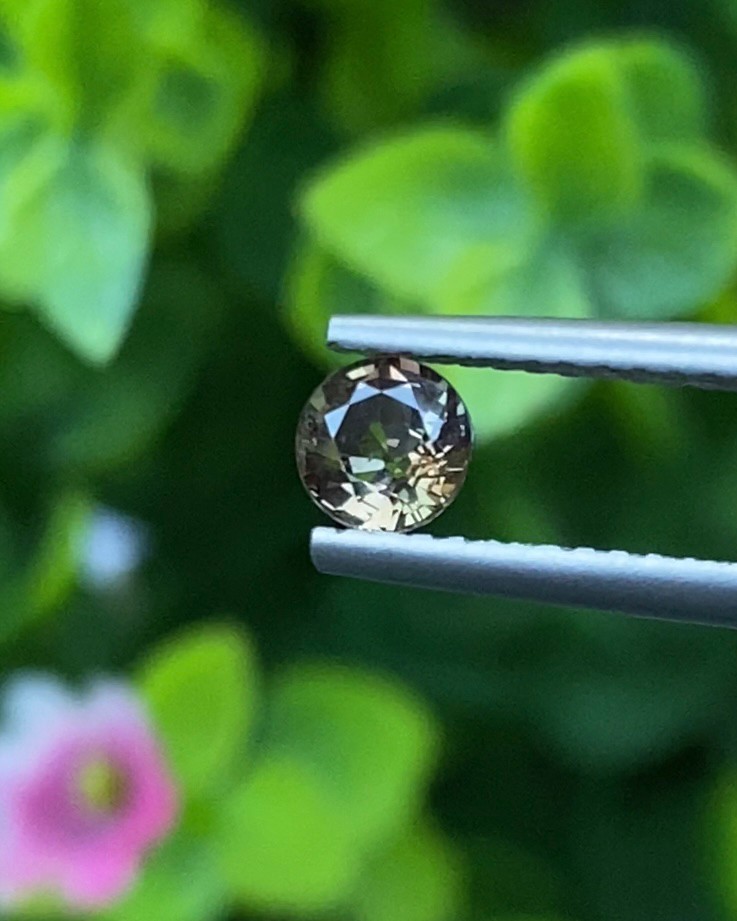 พลอย อเล็กซานไดร์ (Natural Alexandrite Chrysoberyl) เจ้าสามสี 0.44 กะรัต (Cts.) พร้อมใบเซอร์ พลอยแท้ อัญมณีมงคลประจําวันเกิด เครื่องประดับพลอย