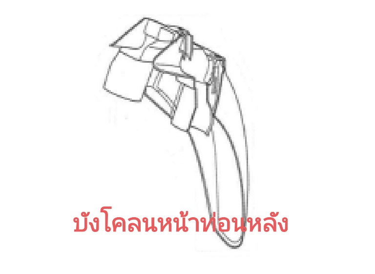 บังโคลนหน้าท่อนหลังรถรุ่น...? (รถมีเกียร์)