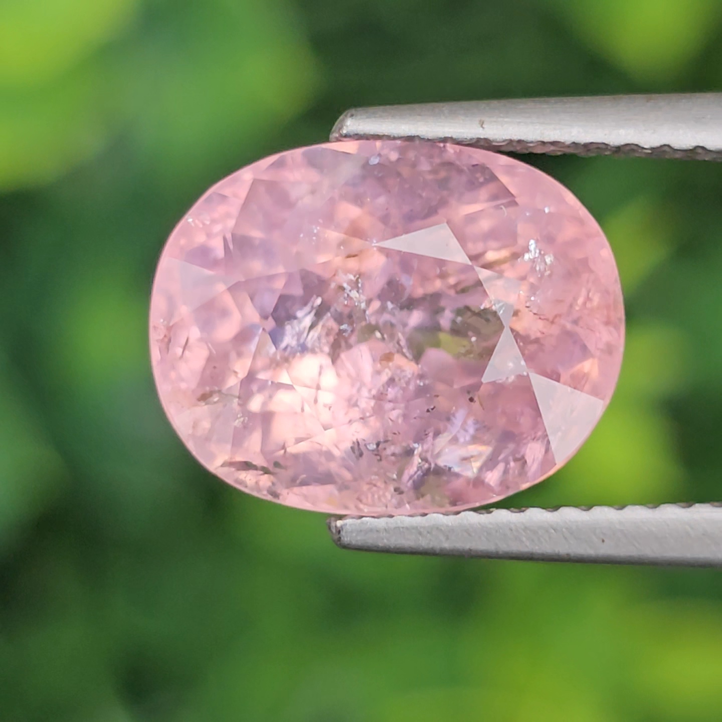 พลอย ทัวร์มารีน (Pink Tourmaline) 6.00 กะรัต (Cts.) อัญมณีมงคลประจําวันเกิด เครื่องประดับพลอย
