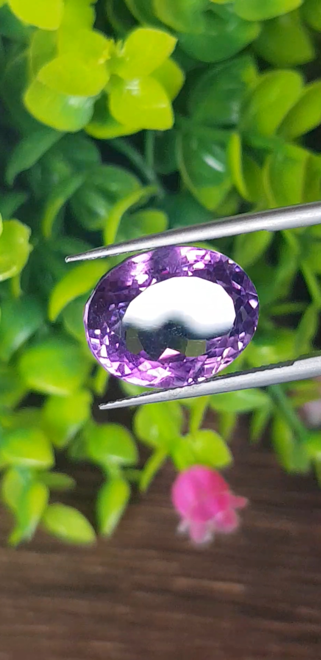 พลอย อเมทิส Amethyst 15.57 กะรัต (Cts.) พลอยแท้ อัญมณีมงคลประจําวันเกิด เครื่องประดับพลอย