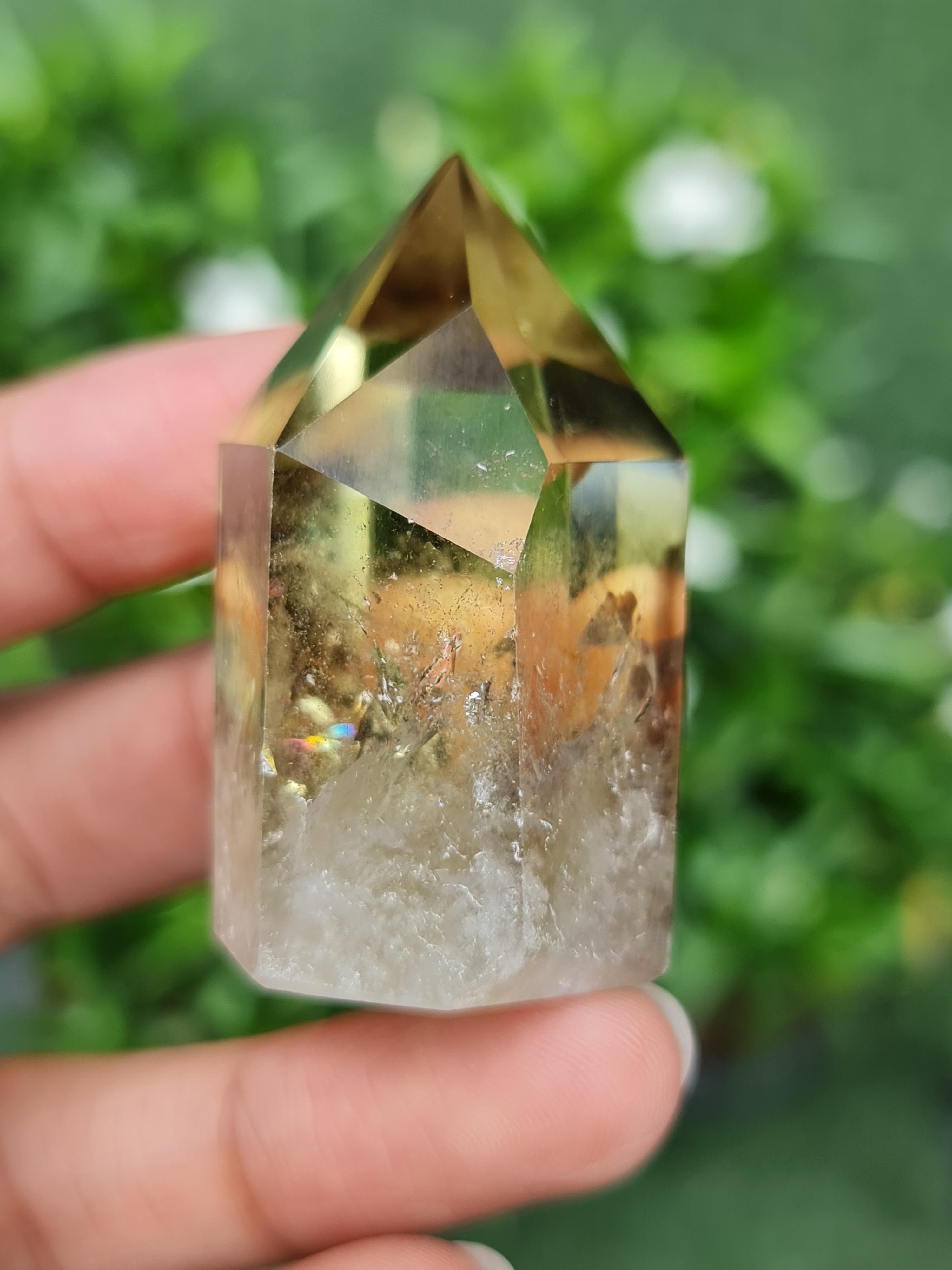 ก้อน ผลึก ซิทริน Citrine 245.80 กะรัต (Cts.) พลอยแท้ อัญมณีมงคลประจําวันเกิด เครื่องประดับพลอย