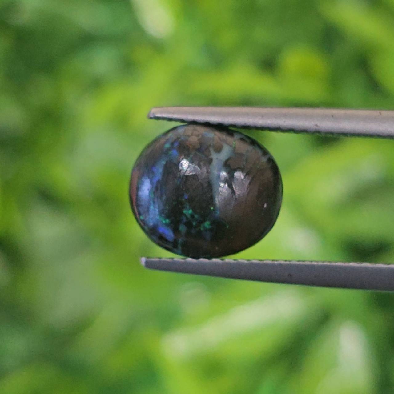 พลอย โบลเดอร์ โอปอล ออสเตรเลีย Australian Boulder Opal 5.06 กะรัต (Cts.) พลอยแท้ อัญมณีมงคลประจําวันเกิด เครื่องประดับพลอย