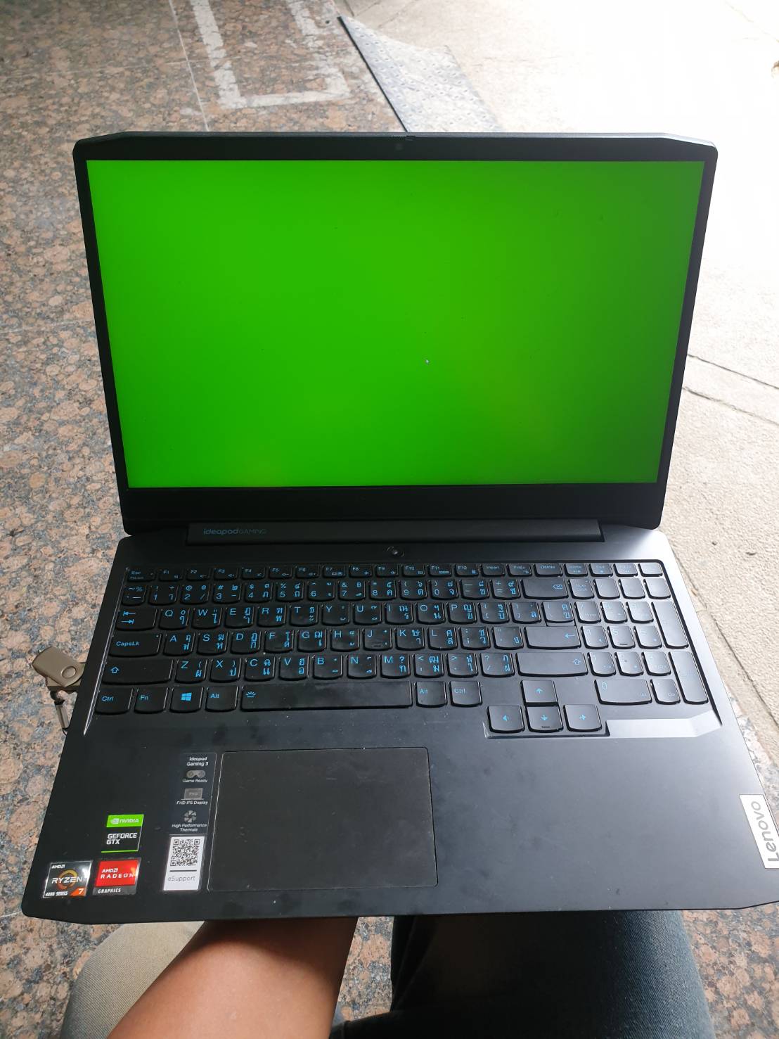 Notebook AMD Ryzen7 4800H Ram 8 GB 1650TI ตำหนิตามรูป ไม่มาก ไม่น้อย