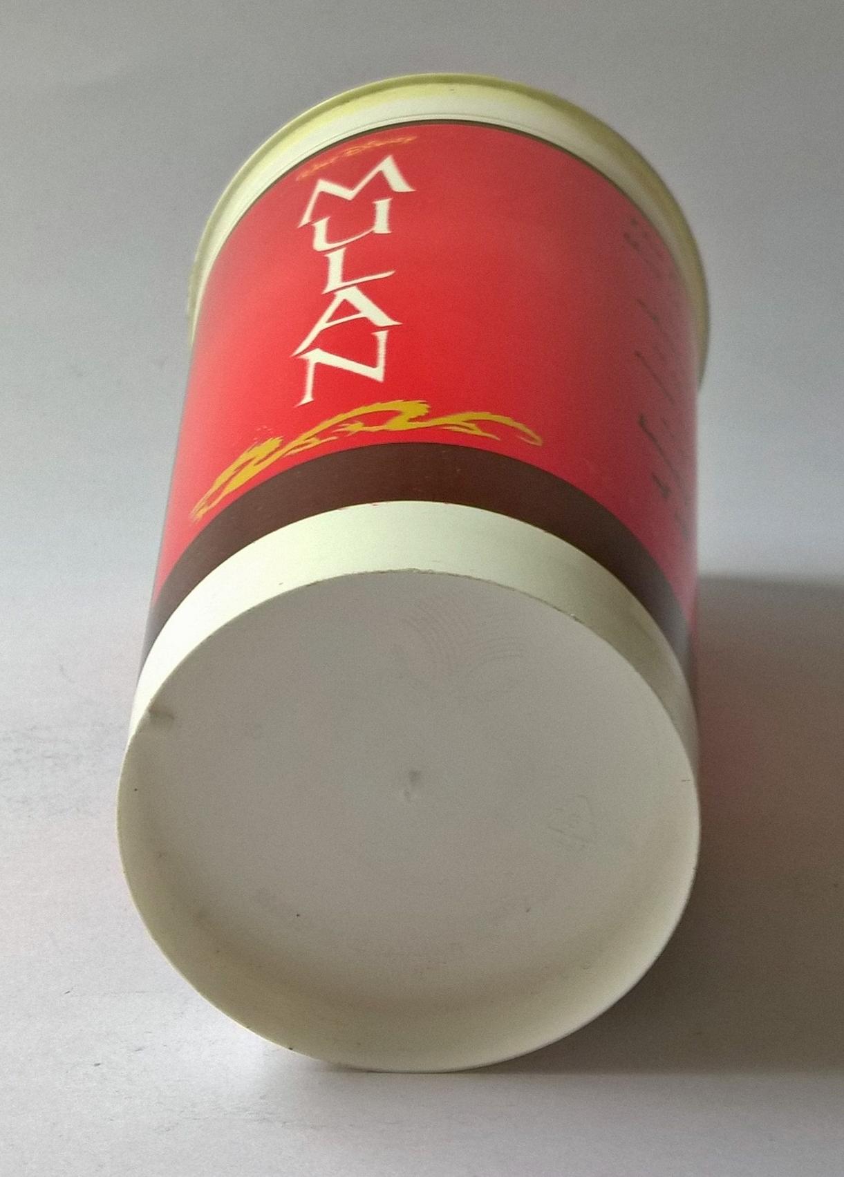 แก้วน้ำพลาสติกงานเก่า จากภาพยนต์ ดิสนีย์การ์ตูน เรื่อง มู่หลาน Mulan 2541 ของสะสมจาก EGV ของเก่า โปรดตรวจสอบทุกภาพ The flower that blooms in adversity is the most rare and beautiful of all