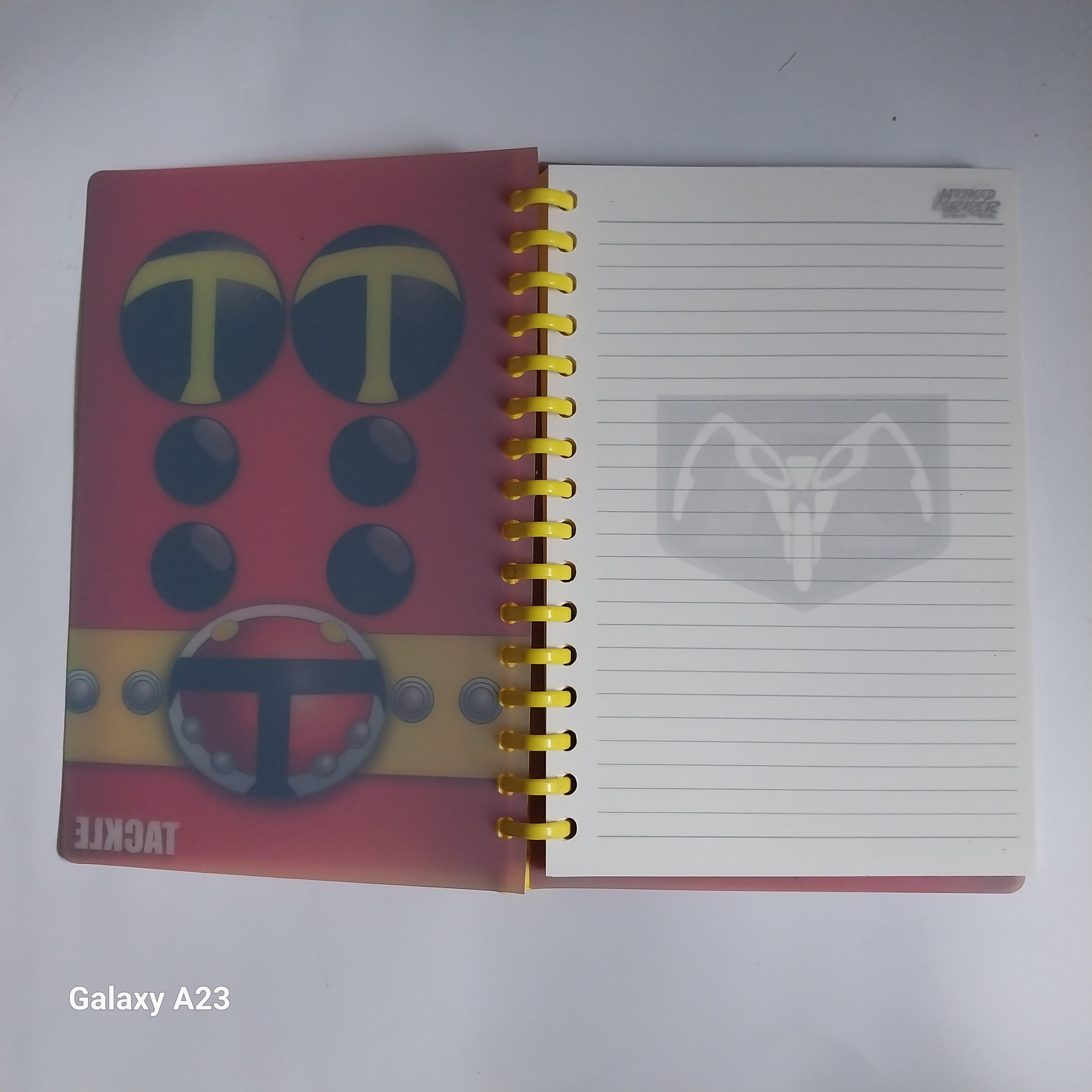 มือ 1 เก่าเก็บ สมุดโน๊ต โชวะไรเดอร์ แทคเกิ้ล Tackle