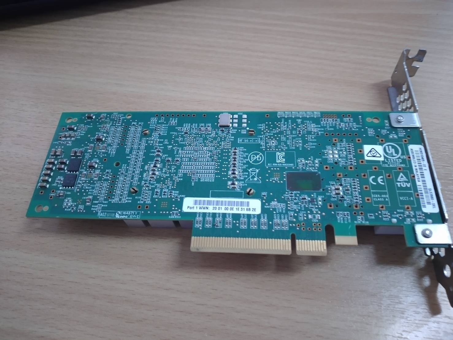 Card Fiber Dell FC HBA qle2660 1 Port 16 Gbps FC PCI-E-h28rn มือสอง มีประกัน