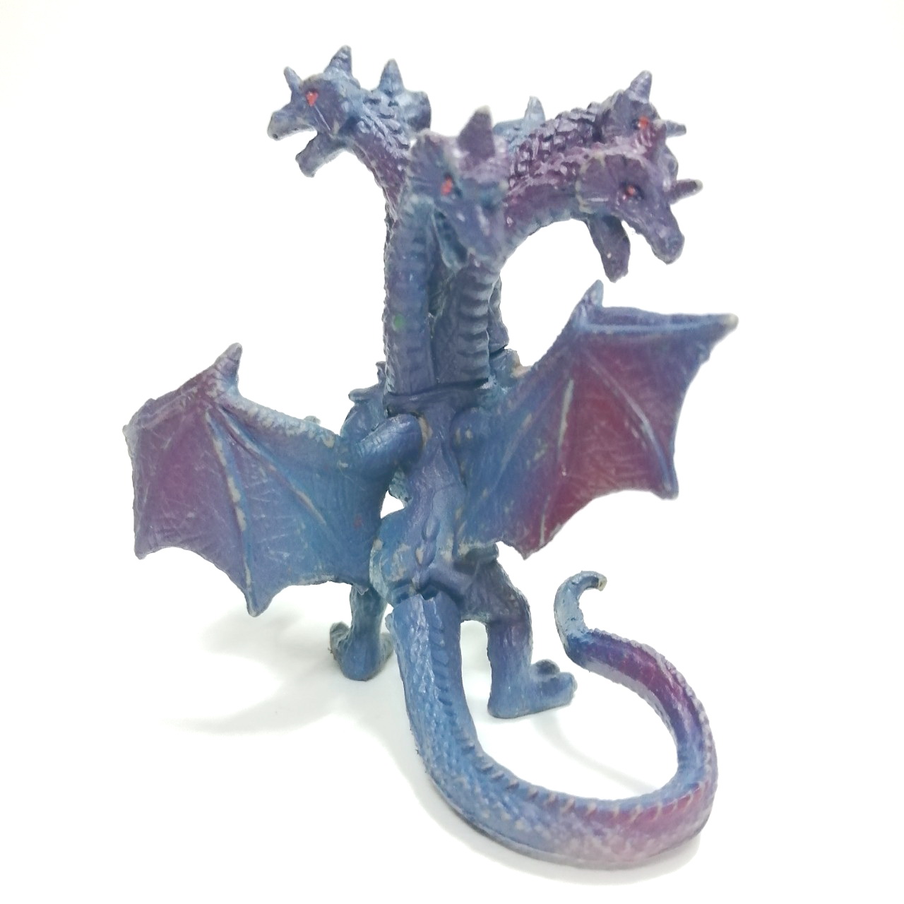 ฟิกเกอร์ยางตัน 3 นิ้ว มังกร5หัว (ตัวที่2 บ่าเทา)งานเก่า มือสองสภาพดีมีรอยบ้าง