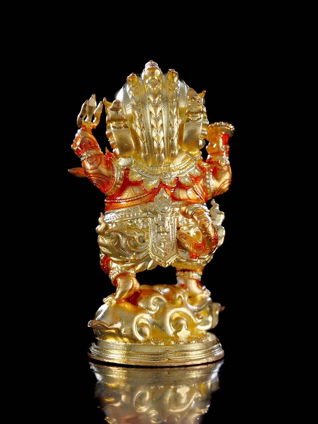 หนุมานชาญสมร รุ่น บารมีศิวาอวตาร รายการพิเศษศูนย์จอง เนื้อบรอนซ์ชุบทองลงยา