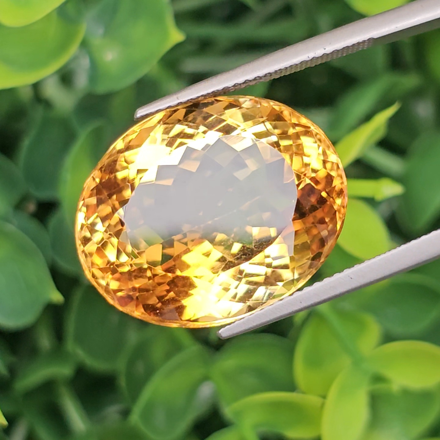 พลอย ซิทริน Citrine 32.66 กะรัต (Cts.) พลอยแท้ อัญมณีมงคลประจําวันเกิด เครื่องประดับพลอย