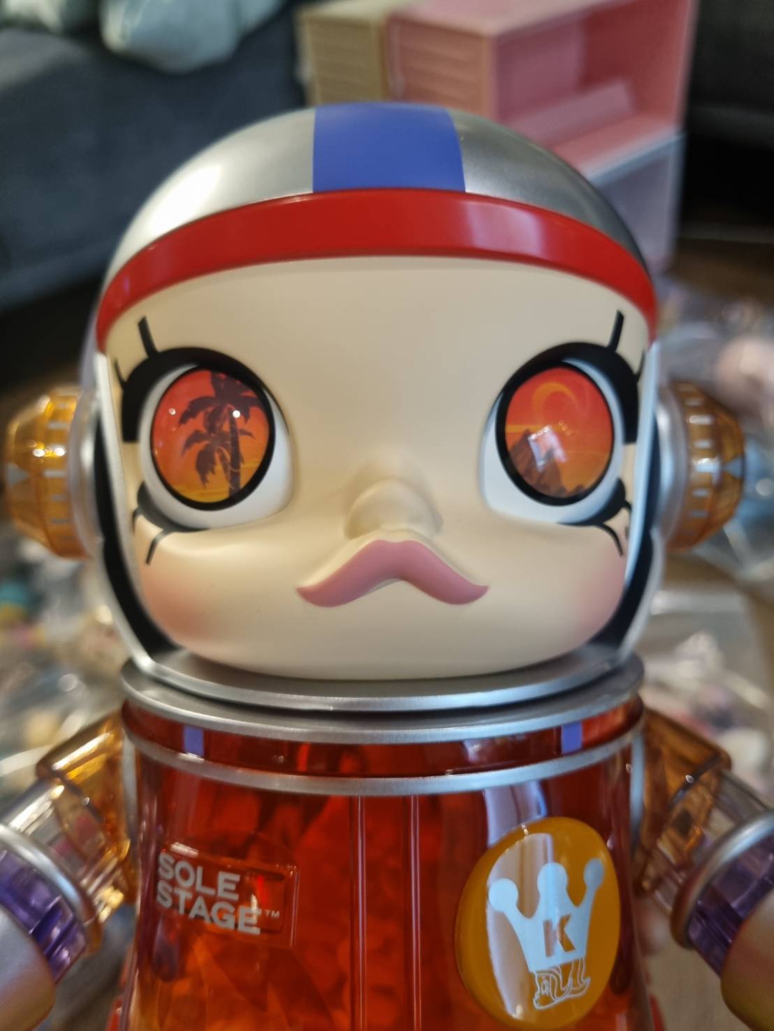 Pop Mart MEGA Collection 400% Space Molly Planet Series ไม่มีกล่อง ไม่มีการ์ด