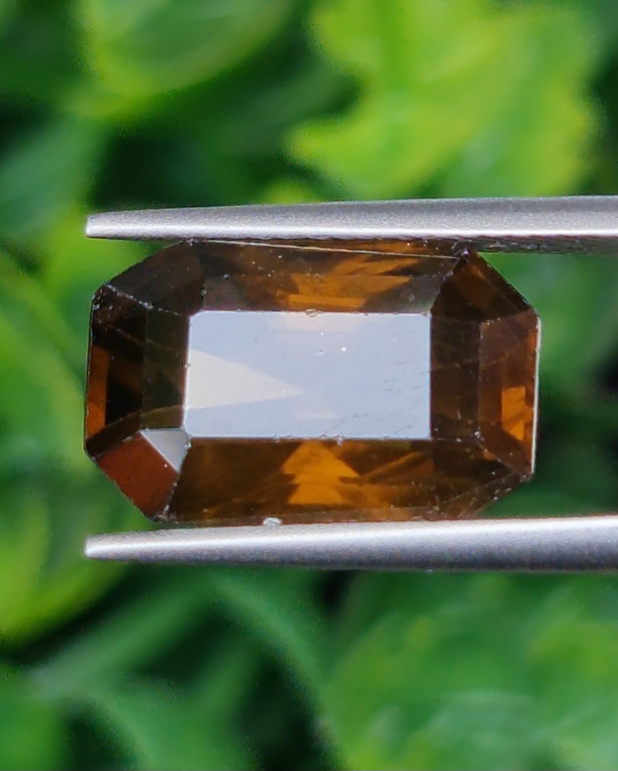 พลอย สโมกกี้ ควอตซ์ Smoky Quartz 9.39 กะรัต(Cts.) พลอยแท้อัญมณีมงคล ประจําวันเกิด เครื่องประดับพลอย