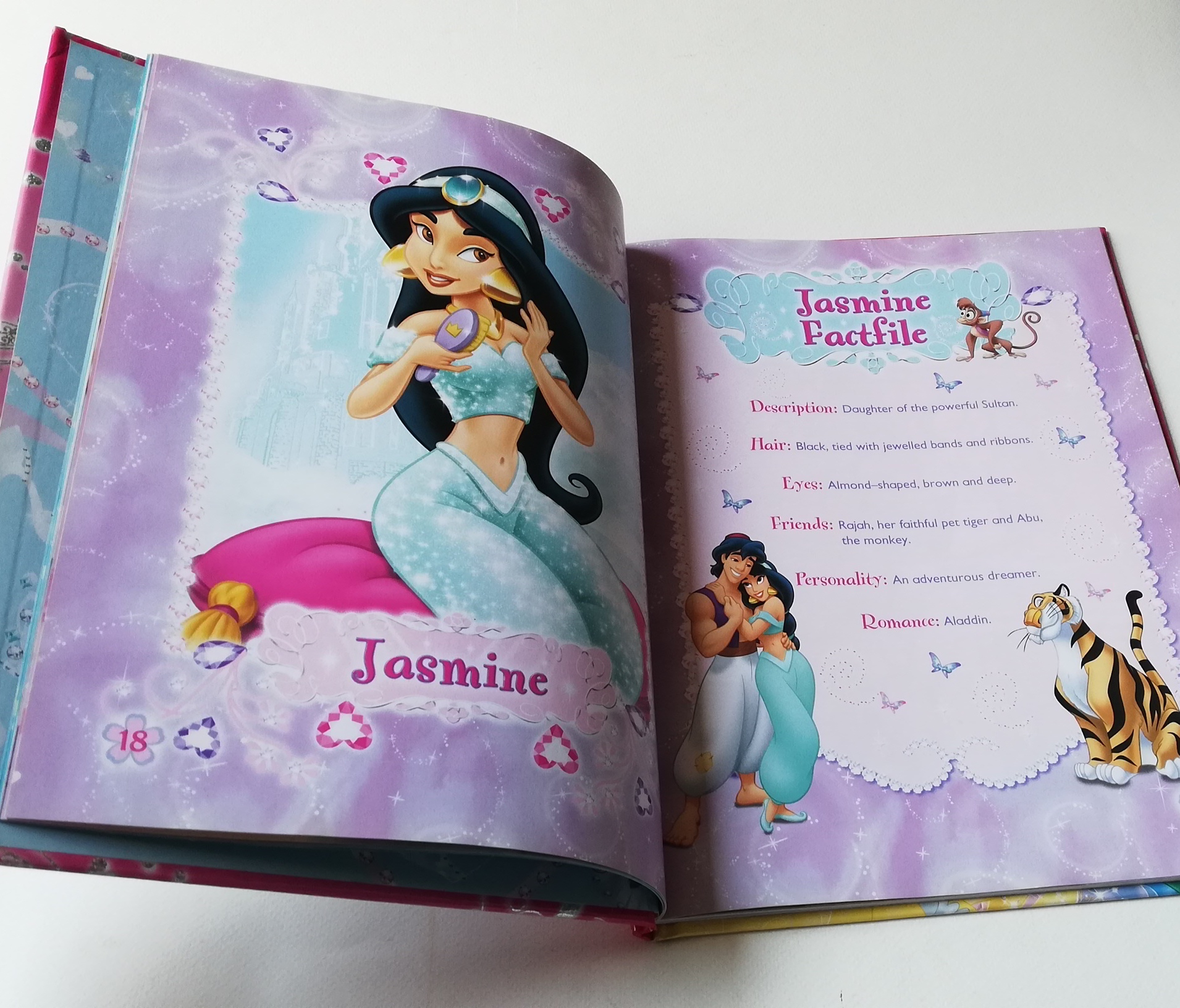 มีหลายภาพ,หนังสือภาพสวย เล่มใหญ่ ปกแข็ง นิทานและเกมส์ เจ้าหญิงดิสนีย์ ภาษาอังกฤษ Disney Princess Annual 2010 :- สโนไวท์ ออโรร่า ซินเดอเรลล่า แอเรียล แบลล์ และ จัสมิน จาก อลาดิน