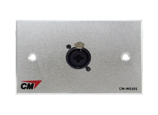 CM CM-W5101CB แผ่นติด Combo ตัวเมีย 1 ช่อง