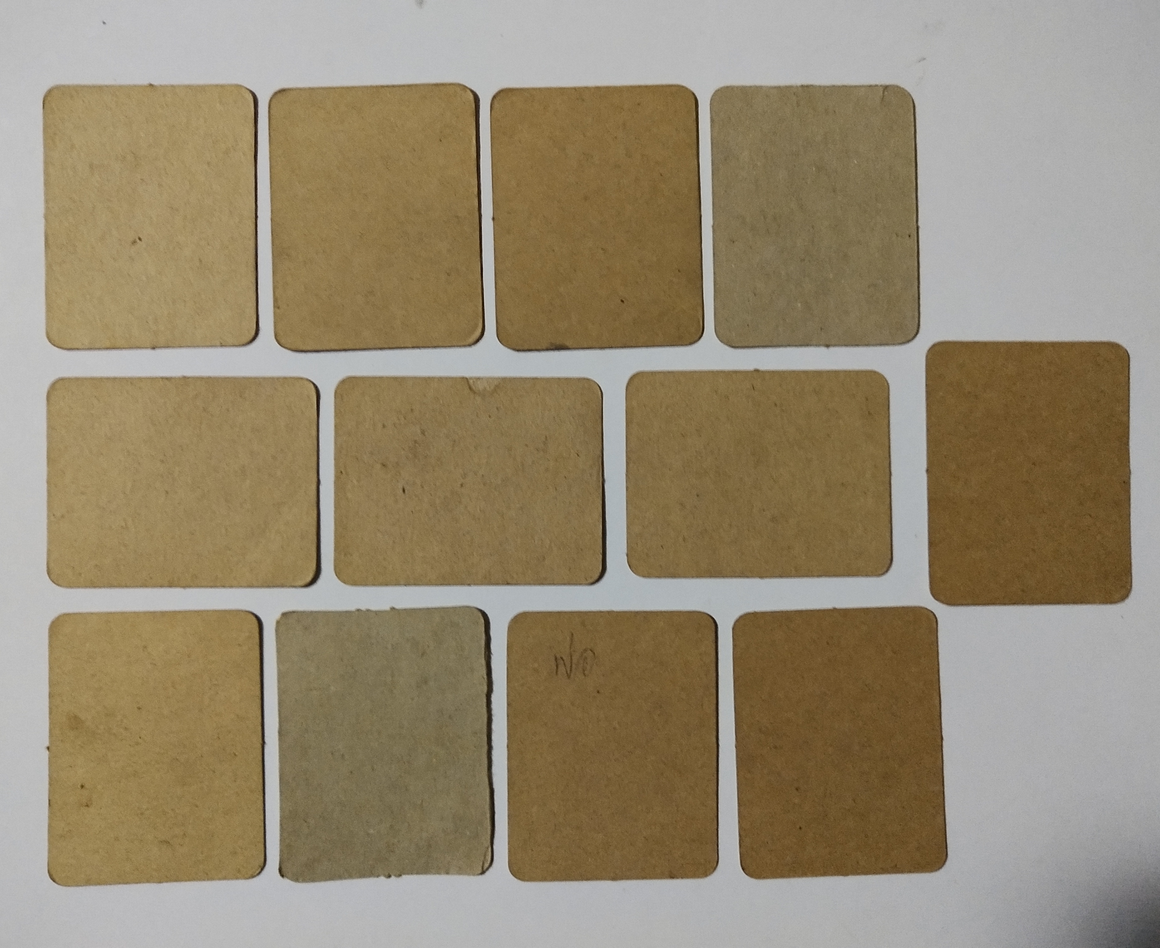 ของสะสม การ์ดกระดาษเก่าลายซูปเปอร์แมน ประมาณปี 2522 จำนวน 12 ใบ Old Superman Card